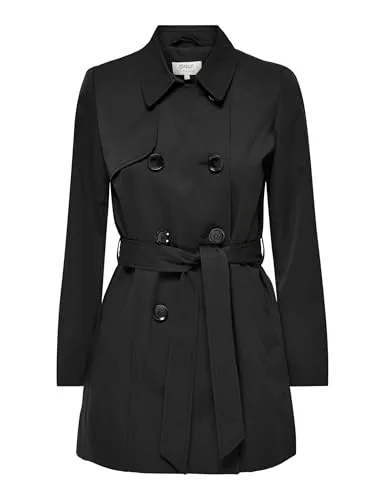 Produktbild ONLY Trenchcoat Schwarz Größe M für Damen