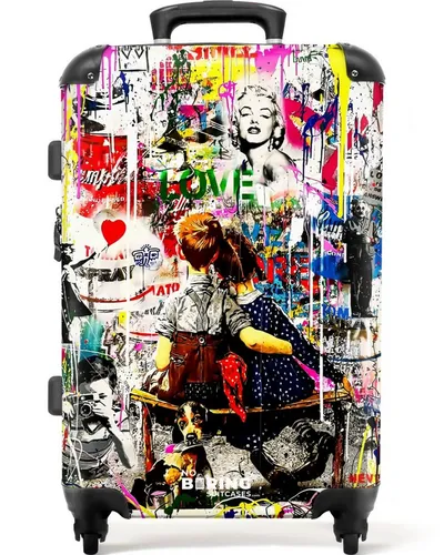 NoBoringSuitcases Hartschalen Koffer Mittelgroß 67x43x25 cm von NoBoringSuitcases