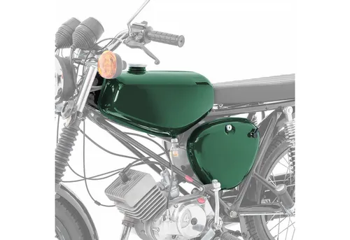 Craftride Halter Tank für Simson S51/S50/S70 - Benzintank mit hochwertig lackierten Seitendeckeln für die linke und rechte Seite, perfekte Ersatzlösung für Ihr Simson-Modell.