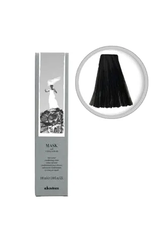 Davines Mask mit Vibrachrom 6.73 Schwarz - 100 ml Creme für alle Haartypen, Lang anhaltend, Grauabdeckung, Nährend, Sulfatfrei