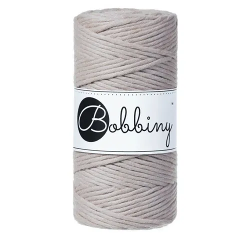 Bobbiny Bobbiny 3 mm Makramee Garn Regular 100 m Häkelwolle, 100 m (3 mm Baumwoll-Kordel), 320 g