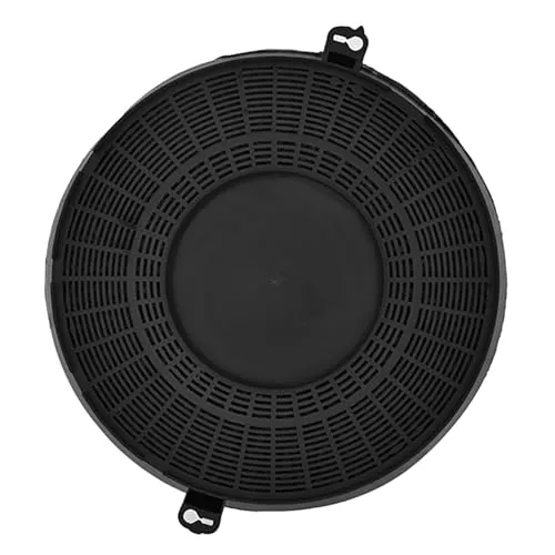 AllSpares Aktivkohlefilter Filter Dunstabzugshaube geeignet für Elica F00572 CFC0140064 | AEG 9029793610 EHFC48 Typ48 | Whirlpool 484000008783 | Indesit C00384665 AMC037 | Durchmesser: 235 mm