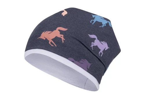 Smarilla Jerseymütze Beanie Übergangsmütze Stoffmütze Mädchenmütze