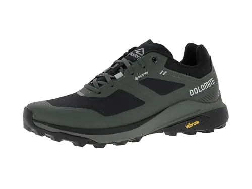 Dolomite Nibelia GTX Wanderschuhe UK 12 | EU 47 grau - Leichte Wanderschuhe mit wasserdichter GORE-TEX Membran und rutschfester Vibram-Sohle, ideal für Speed Hiking und Wandern.