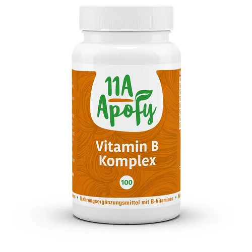 Vitamin B Komplex | Alle wichtigen B-Vitamine in ausgewogener Dosierung | 100 Kp