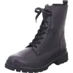 Gabor Comfort Stiefelette Glattleder - Damen Schnürstiefelette aus Glattleder, ideal für den Alltag mit praktischem Reißverschluss und wärmendem Futter. Perfekt für casual Outfits und ausgezeichnete Qualität.