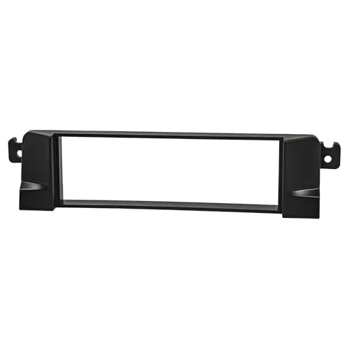 tomzz Audio 2404-001-1 Radioblende kompatibel mit BMW 3er E46 HQ-Optik mittige Ausrichtung Profiversion schwarz