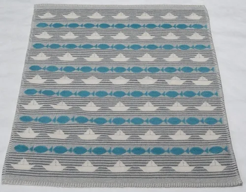 Babydecke Finn 'Schiffchen' 65 x 90 cm, DAVID FUSSENEGGER