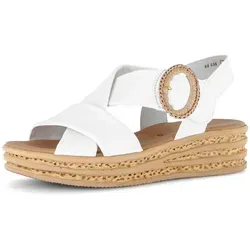 Gabor Keilsandalette Plateau in Beige – Modische Riemchensandale