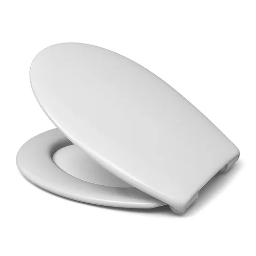 Haro WC-Sitz Lavas - Weißer Toilettensitz mit SoftClose - WC-Sitz in modernem Design mit Absenkautomatik aus langlebigem Duroplast, ideal für komfortable Nutzung im Badezimmer.