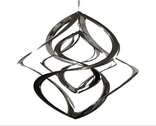 Windspiel doppel Hurrikan aus Edelstahl von Kaufhaus le petit