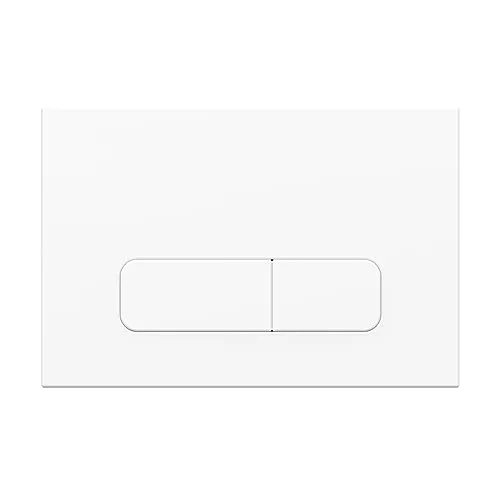 Wunderbad Drückerplatte für Geberit Sigma/Delta/BASIC, Weiß Matt