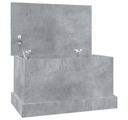 vidaXL Aufbewahrungsbox mit Deckel - Truhe aus Holzwerkstoff, ideal für die Aufbewahrung von Kissen und Spielzeug, vielseitig einsetzbar und schützt vor Staub.