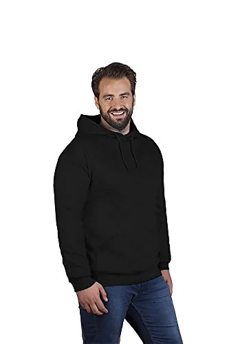 Basic Hoodie 80-20 Plus Size Herren, Schwarz, 5XL