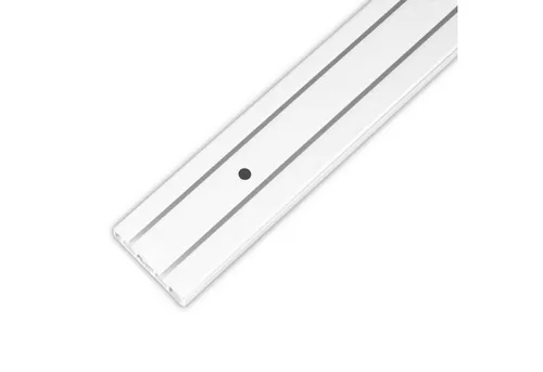 Bestlivings Innenlaufschiene 2-läufig, vorgebohrt, Kunststoff, weiß - Hochwertige Gardinenschiene für flexible Gestaltung mit 1-3 Läufen, ideal für große Fensterflächen und moderne Raumteiler – einfache Montage dank vorgebohrter Löcher.