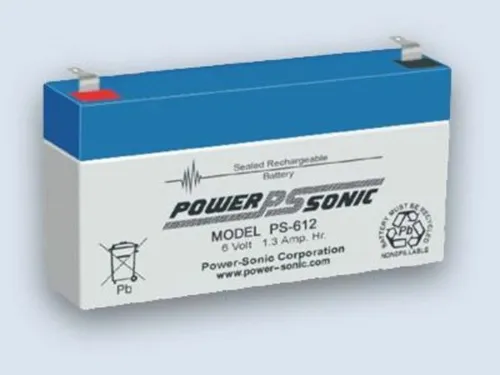 Powersonic 6V 1,3Ah Blei-Vlies Akku AGM PS-612 / PS612