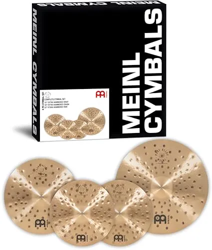 Meinl Cymbals Pure Alloy Traditionelles Komplettset - Made in Germany, 2 Jahre Garantie (PA-CS1)