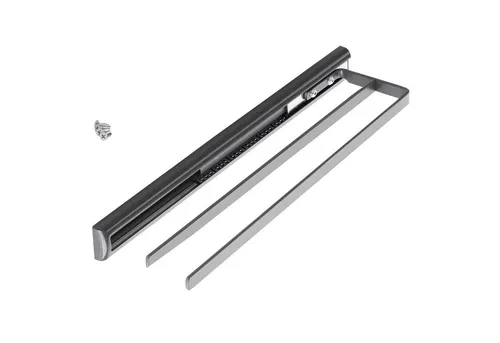 Kesseböhmer Teleskop-Handtuchhalter, 2-armig, anthrazit in grau von Kesseböhmer