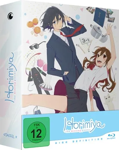 Horimiya: The Missing Pieces - Staffel 2 - Vol.1 - [Blu-ray] mit Sammelschuber - Erlebe die zweite Staffel von Horimiya in hochwertiger Blu-ray-Qualität. Der exklusive Sammelschuber macht diese Edition zum Must-Have für Fans!
