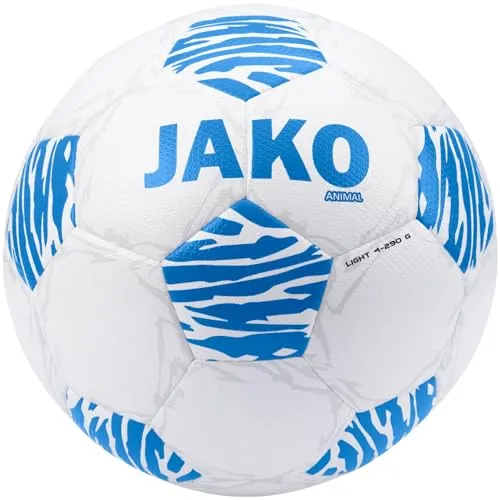 JAKO Fussball Lightball Animal 2314 Weiß/Jako Blau 4 (290g)