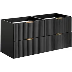 Petits-meubles Waschtischunterschrank 120 cm in Schwarz