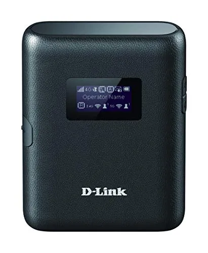D-Link DWR-933 LTE Kat.6 Mobile Hotspot - Tragbarer AC1200 Dualband Router mit 4G LTE, bis zu 300 Mbit/s und 14 Stunden Akkulaufzeit für grenzenloses Surfen unterwegs