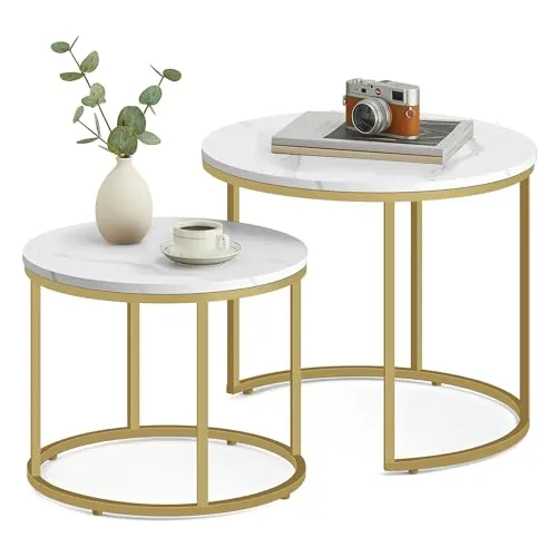 Home Collective Couchtisch 2er Set - Loft Design 2in1 - Couchtische im modernen Loft-Stil, kratzfeste Oberfläche, vielseitig einsetzbar und perfekt für urbanes Wohnen.