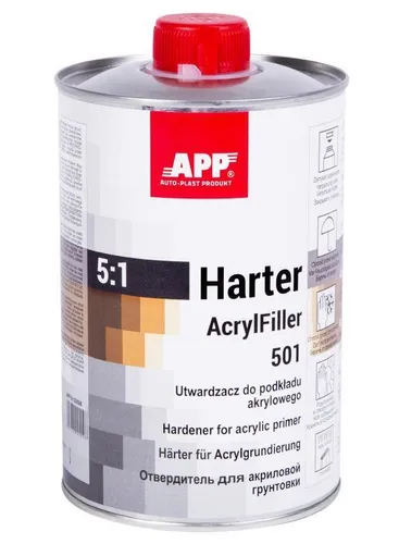 APP HS Härter XFHS kurz 0,8 Ltr. für APP HS Acrylfüller 5:1 - Modellbauzubehör: Extra kurzer Füllerhärter für den VOC-konformen APP 5:1 HS Acrylfüller, ideal für präzise Ergebnisse und perfekte Verarbeitung.