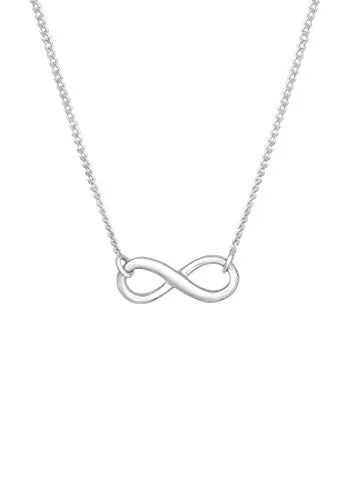 Elli Kette mit Anhänger Infinity Unendlichkeit Symbol 925 Silber - Ketten mit Anhänger, zeitloses Design mit Unendlichkeitssymbol aus 925 Silber, perfekt für jeden Tag und ein Zeichen der Liebe.