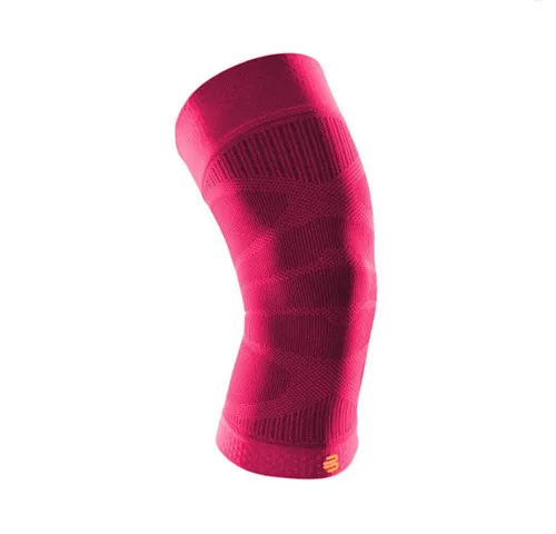 BAUERFEIND Sports Compression Knee Support – Pink Knee Sleeve - Unisex Kniebandage mit moderater Kompression für mehr Kontrolle und Durchblutung. Ideal für Sportarten wie Joggen und Basketball. Atmungsaktives Material mit Grip Technology für sicheren Halt.