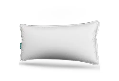 KNERST Federkopfkissen - Allergikerfreundlich und Made in Germany - Kissen für erholsamen Schlaf, ideal für Allergiker mit hochwertiger Federfüllung und atmungsaktivem Baumwollbezug. Perfekt für Bauch-, Rücken- und Seitenschläfer.