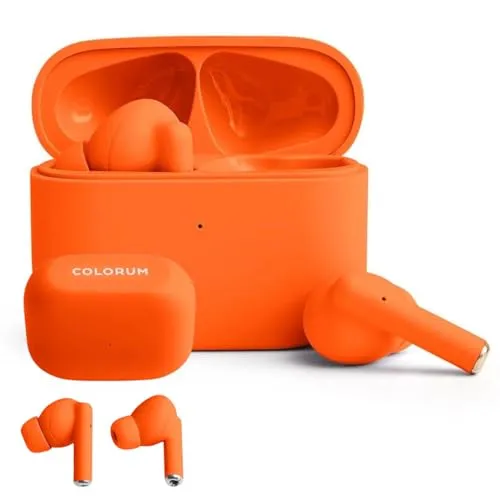 FOREVER COLORUM TWS Bluetooth Kopfhörer 5.3 Orange in orange von Forever
