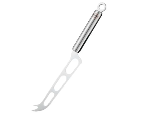 RÖSLE Käsemesser - Hochwertiges Wellenschliffmesser für Weichkäse - Käsemesser aus Edelstahl 18/10, ideal für Brie und Camembert. Mit scharfem Wellenschliff und ergonomischem Rundgriff für einfache Handhabung und platzsparende Aufbewahrung.