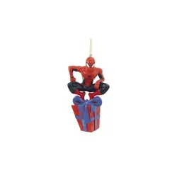 Disney Weihnachtsbaumfigur Spider Man , Polyresin (Kunstharz) , Maße (cm): B: 12 H: 7,5
