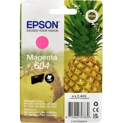 Epson Tinten Patrone 604 Magenta C13T10G34010 - Original 2,4 ml, für bis zu 130 Seiten, ideal für Epson Expression und WorkForce Drucker