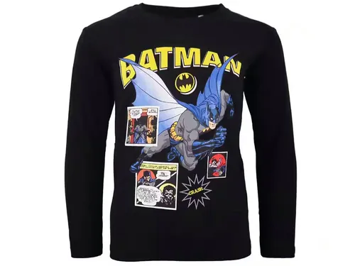 DC Comics Langarmshirt Langarmshirt DC Batman Kinder Jungen langarm Shirt