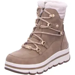 Tom Tailor Damen Schneestiefel 4290040009, dksand, 42 EU - Wanderschuhe für kalte Tage, warm gefüttert und modern im Design für optimalen Komfort und Stil.