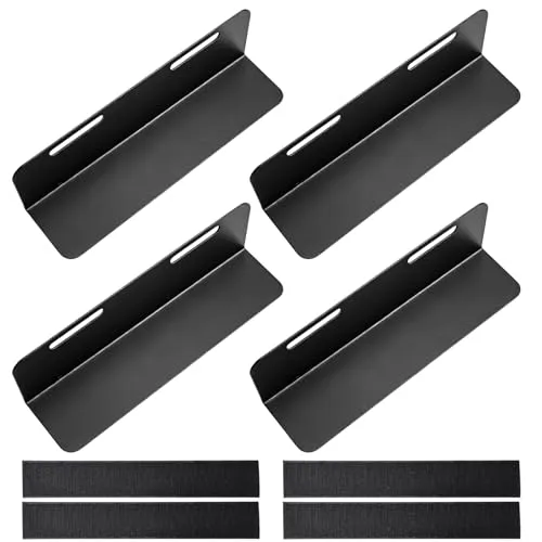 PORFOYO Gepäckfixierung Kofferraum, 4 Stück 19x5cm Kofferraum Klett Fixierung, Auto Kofferraums Organizer Klett Für Autos, Kombis Kofferraumbegrenzung, Suvs, Praktisches Zubehör Für Autobesitzer