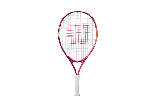 Wilson Tennisschläger INTRIGUE JUNIOR 23 GIRLS - Kinderschläger in Rot/Yellow, leicht mit nur 205 g, ideal für junge Spielerinnen, bietet mehr Spin und Beschleunigung durch offenes Saitenbild.