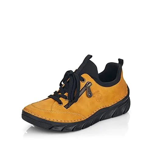 Rieker Slip-On Sneaker gelb|schwarz 37 EU von Rieker