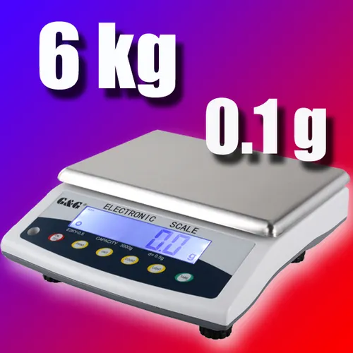 G&G EKY 6kg/0,1g Präzisionswaage Laborwaage Feinwaage Industriewaage