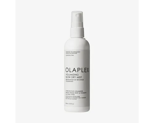 Olaplex Volumizing Blow Dry Mist 150ml – Volumen Spray mit Hitzeschutz - Das Olaplex Volumizing Blow Dry Mist sorgt für mehr Fülle und Sprungkraft beim Föhnen. Mit seiner innovativen Formel verkürzt es die Föhnzeit und schützt das Haar vor Hitzeschäden. Ideal für alle Haartypen, die Volumen und Pflege suchen.