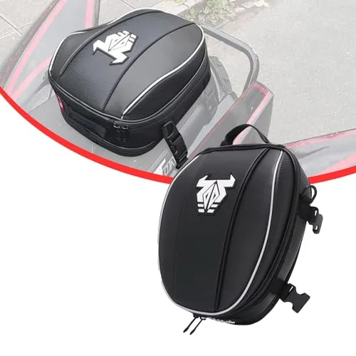 Wasserdichte Motorrad-Hecktasche – Multifunktionale Gepäcktasche in Weiß