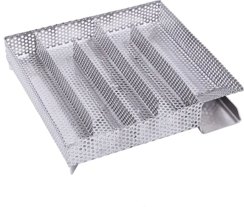 BBQ-Toro Kaltraucherzeuger für Sparbrand, Edelstahl (20,5 x 20,5 cm)