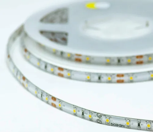 Bioledex LED Streifen 12V 5W/m 60LED/m 4000K 5m Rolle IP65 neutralweiss LED-Lichtband