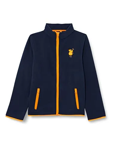 Playshoes Fleece-Jacke Unisex Kinder Outdoor-Oberteil, marine Die Maus, 92