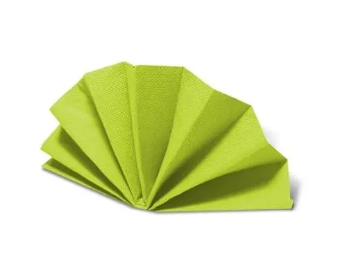 VEPATIM 100 Servietten DekoStar 38 x 38 cm gelbgrün