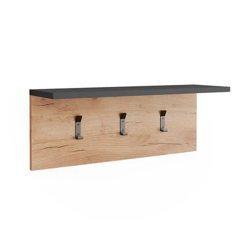 Vicco Garderobenschrank Orlando, Anthrazit/Goldkraft Eiche in gold von Vicco