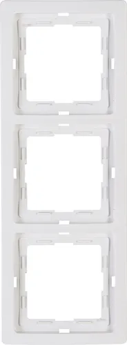 Kopp VENEDIG reinweiß 3-fach Rahmen