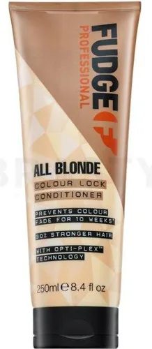 Fudge Professional All Blonde Colour Lock Conditioner 250 ml - Haarspülung für gefärbtes Haar mit Opti-PLEX™-Technologie, die Farbpigmente einschließt und die Strahlkraft blonder Haare verlängert.